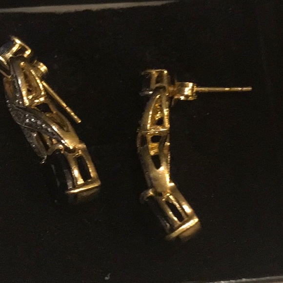 Beautiful Sapphire 3.0 CTW Designer Earrings - Picture 9 of 11